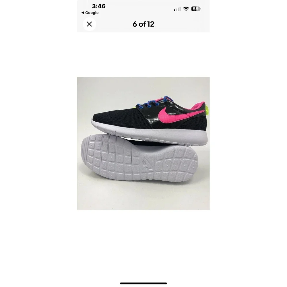 Nike Rose One G S Trainers Black Gym Free 48 Size 6Y‎